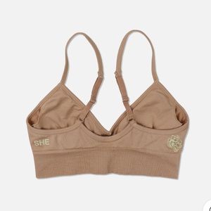 Brown darc sport training sports bra.